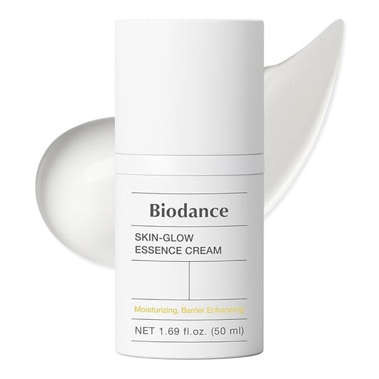 BIODANCE Skin-Glow Essence Cream, Moisturizing, Anti-Aging, Hyaluronic Acid & Ceramide Facial Moisturizer, Korean Skin Care, Gifts for Women | 1.69 fl.oz, 50ml