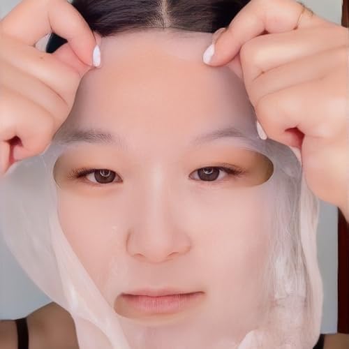 Leaders Insolution AC Clear Skin Clinic Mask | Snail Secretion & Tea Tree Oil for Acne, Redness, Oil Control | 100% Cotton Bemliese Sheet | Balances & Soothes Sensitive Skin (5 Sheets)