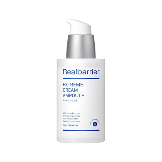 Real Barrier | Extreme Cream Ampoule | Face Serum for Dry Skin | Skin Barrier Repair & Strengthening Facial Serum | Moisturizing Skin Care for Sensitive Skin | Korean Skin Care | 1.96 fl oz (50ml)