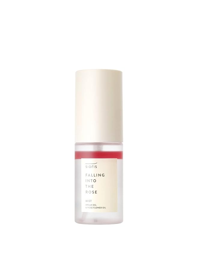 SIORIS Falling Into The Rose Mist Mini 1 Fl Oz for Traveling. 3in1 Multi-Care Mists Toner+Mist+Serum for Hydration & Oil Balance Certified by Cosmos Organic and Vegan Korean Skincare.
