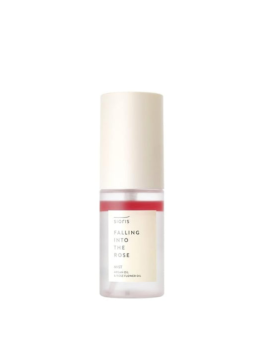 SIORIS Falling Into The Rose Mist Mini 1 Fl Oz for Traveling. 3in1 Multi-Care Mists Toner+Mist+Serum for Hydration & Oil Balance Certified by Cosmos Organic and Vegan Korean Skincare.