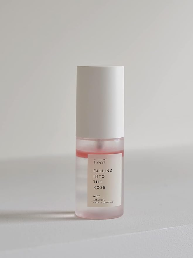 SIORIS Falling Into The Rose Mist Mini 1 Fl Oz for Traveling. 3in1 Multi-Care Mists Toner+Mist+Serum for Hydration & Oil Balance Certified by Cosmos Organic and Vegan Korean Skincare.