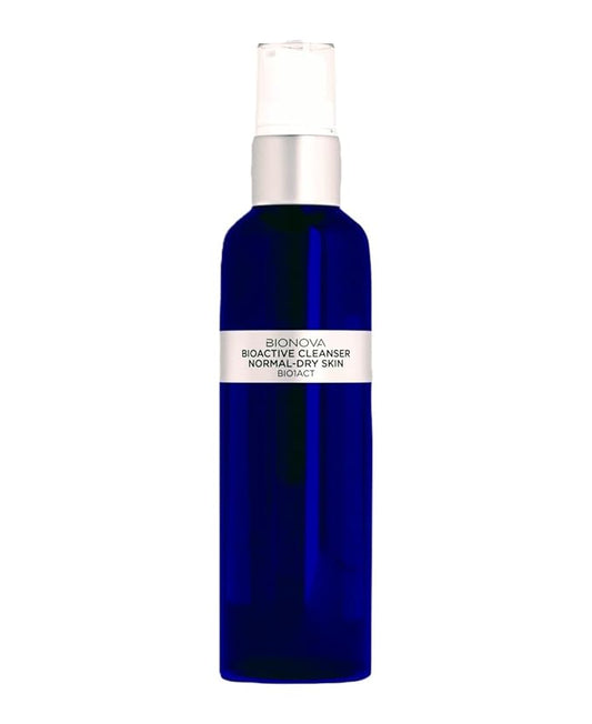 BIONOVA Bioactive Cleanser Normal to Dry Skin - Facial Cleanser Provides a Gentle Deep Clean, Oil-Free, Sulfate-Free, Ultra-Hydrating and Moisturizing Treatment (4.5 fl oz)