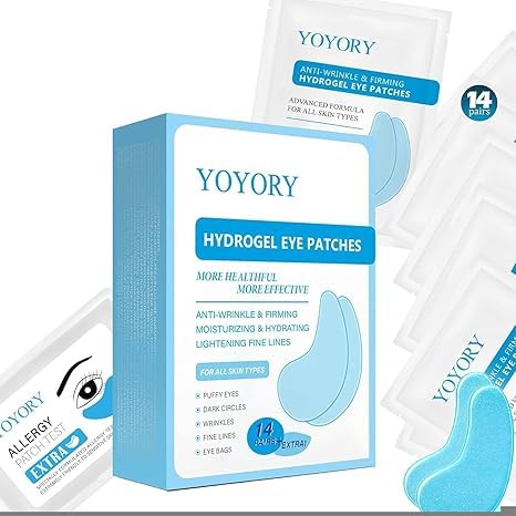 Under Eye Patches Masks - for Dark Circles, puffiness Smoothing Skin Care Treatment, and Fade Wrinkles, Fine Lines with Collagen and Hyaluronic Acid for Women and Men, (30 Pcs) White