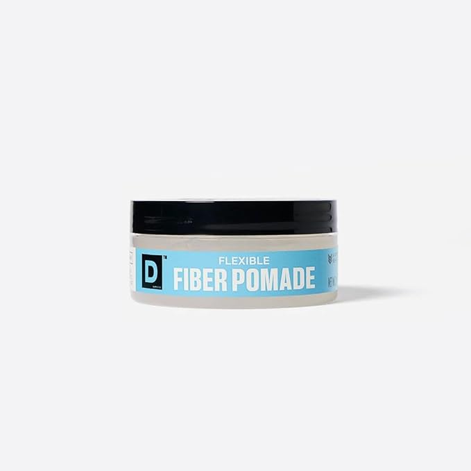 Duke Cannon Supply Co. Flexible Fiber Pomade – 2 oz – Strong Hold, No Shine, Water-Based for Easy Washout, Textured & Pliable Finish for Shorter Hairstyles
