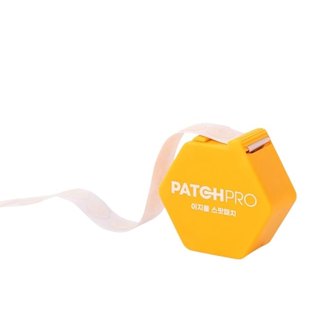PATCH PRO Easy Roll Spot Patch - Korean Pimple Dispenser, Invisible Hydrocolloid Redness Patches, Shrinks Pimples, Invisible Covers skincare for Blemishes, Skincares Stickers (70 Count Pack of 1)
