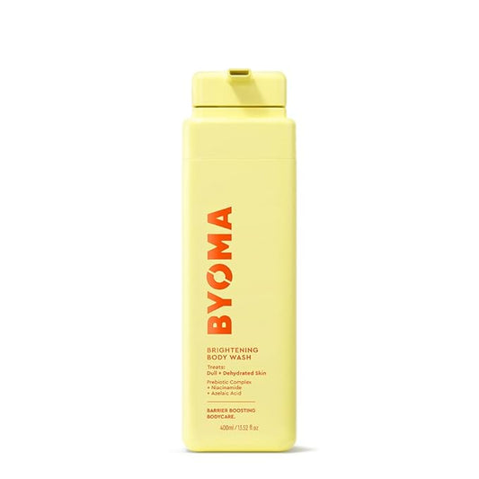 BYOMA Brightening Body Wash - Creamy Formula with Niacinamide & Azelaic Acid for Dull, Dehydrated Skin - Brightens & Evens Tone - Skin Barrier Repair - 16.9 Fl. Oz