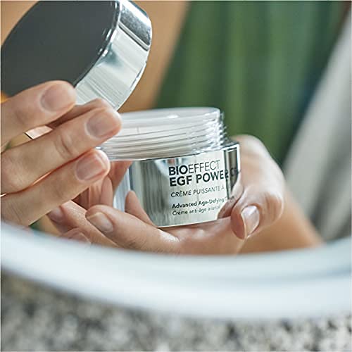 BIOEFFECT EGF Power Cream Anti-Aging Facial Moisturizer With Niacinamide, Hyaluronic Acid, Growth Factor for Collagen, Wrinkles, Age or Dark Spots, A Firming, Hydrating Treatment For Face And Neck
