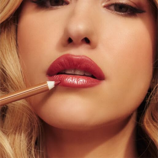 MCoBeauty Perfect Pout Lip Liner - Prance Proudly - Long-Wearing Creamy Lip Liner Pencil for Fuller Lips - Velvety Nude Contour Pencil to Define, Shape & Overline - Vegan Cruelty Free Lip Makeup