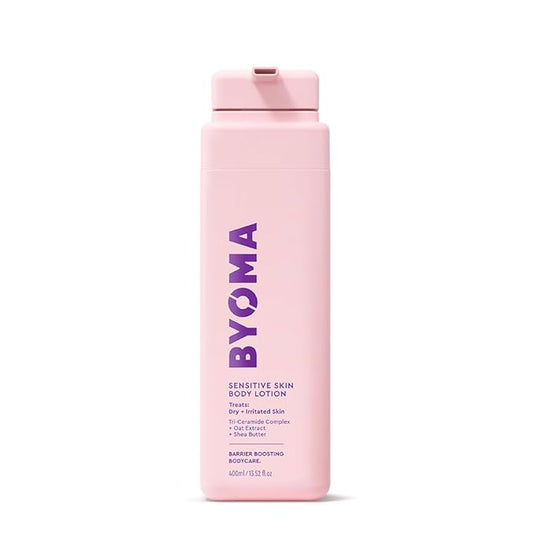 BYOMA Sensitive Body Lotion - For Dry, Irritated Skin - Fragrance-Free Moisturizer with Colloidal Oat & Shea Butter - Soothes & Relieves Itching - Skin Barrier Support - 13.52 fl oz