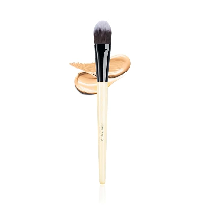 Liquid Foundation Brush, Flat Foundation Brush for Liquid Makeup, Flat Makeup Brush for Liquid Foundation, Make up Brush for Foundation, Makeup Brushes Foundation. (800)