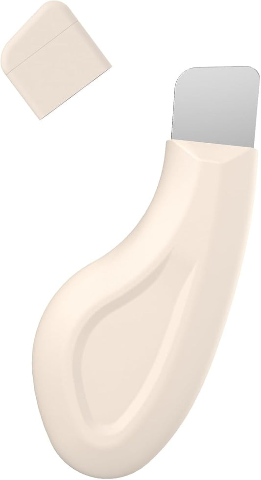Vangines Silicone Nose Blackhead Remover/Face Spatula for Deep Cleaning Black Head Removal.Mild and Safe Skin Scrubber for Remove Facial and Nose Ehead（Beige）