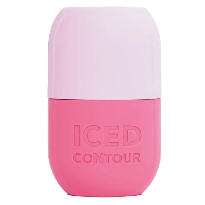 Ice Roller for Face, Ice Face Roller for Eyes, Neck and Cold Therapy for Injuries. Ice Mold for Face Massager, Skin Care. Remove Fine Lines, Shrink Pores, Reduce Acne (Pink)