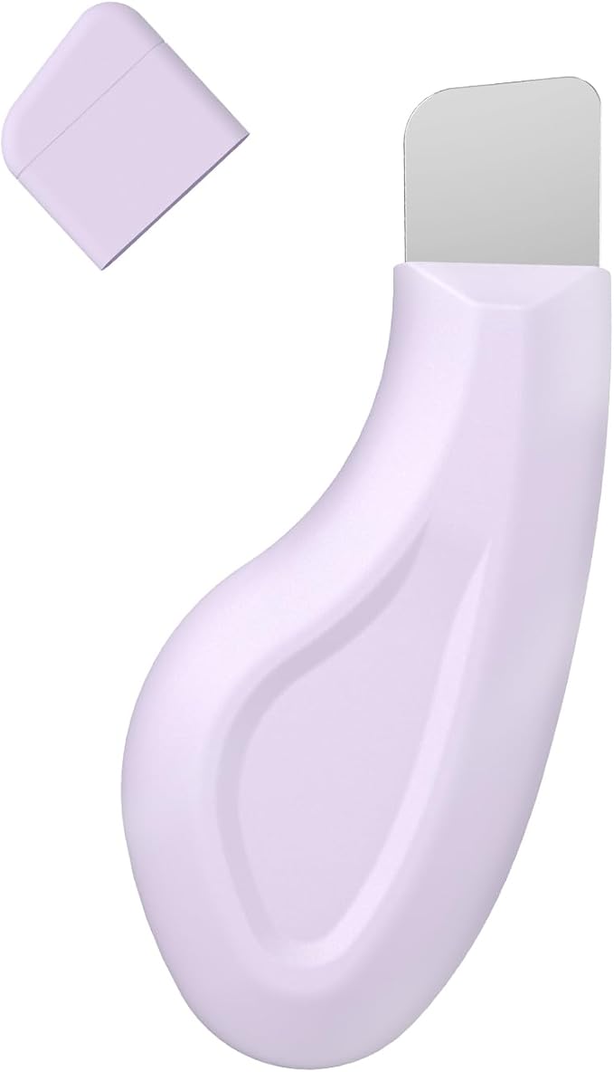 Vangines Silicone Nose Blackhead Remover/Face Spatula for Deep Cleaning Black Head Removal.Mild and Safe Skin Scrubber for Remove Facial and Nose Ehead (Purple)