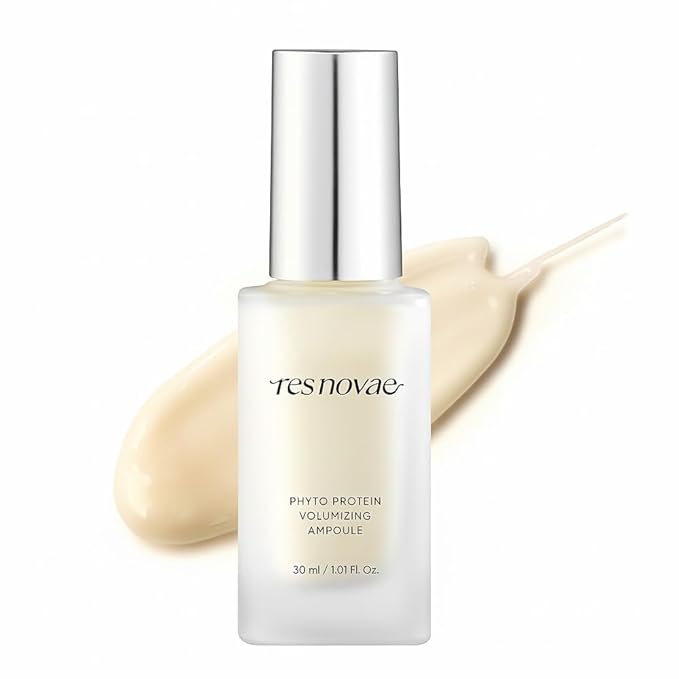 RESNOVAE Phyto Protein Volumizing Ampoule – Firming & Smoothing Face Serum with Hydrolyzed Lupine Protein & INDUCELL | Deep Firming & Lifting Anti-Aging Ampoule (30ml / 1.01 fl.oz)