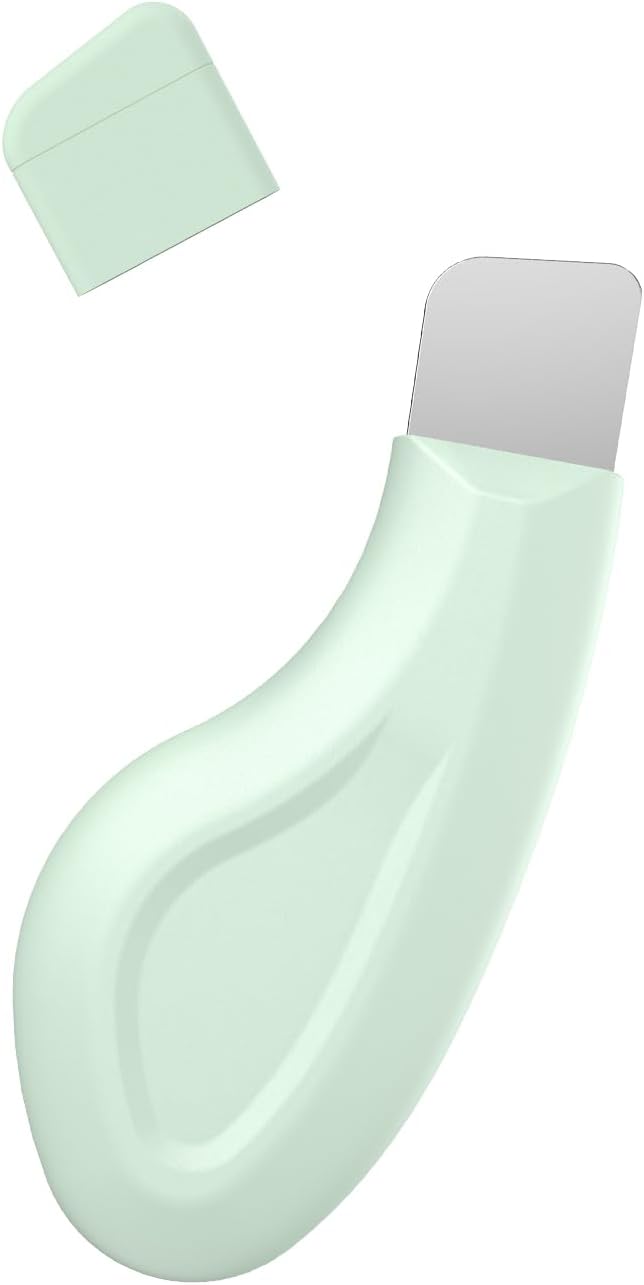 Vangines Silicone Nose Blackhead Remover/Face Spatula for Deep Cleaning Black Head Removal.Mild and Safe Skin Scrubber for Remove Facial and Nose Ehead（Green）