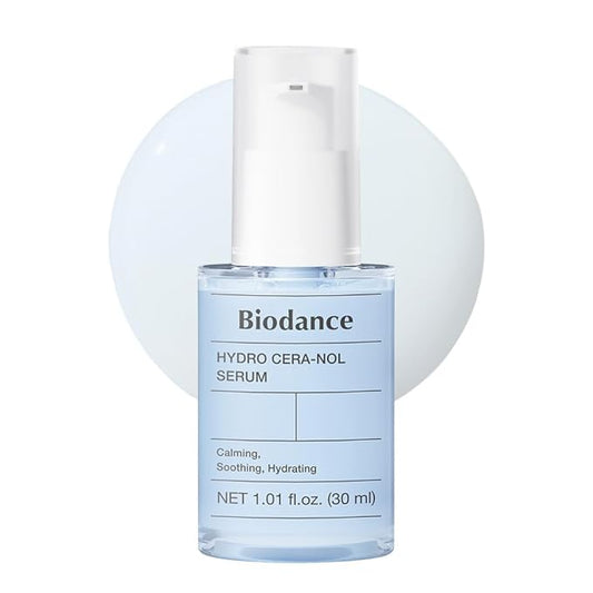BIODANCE Hydro Cera-nol Serum, Ceramide, D-Panthenol, Hyaluronic Acid for Hydrating, Soothing for Sensitive Skin, Korean Skin Care, Gifts for Women | 1.01 fl.oz x 1 ea