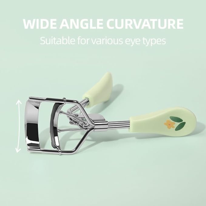 Eyelash Curler for Women Professional Lash Curler Tool Long Lasting Curl Natural Lift Gentle No Pinching Design Best Makeup Beauty Accessory Fits All Eye Shapes Teens Adults Portable Durable