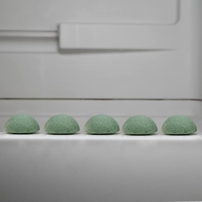 J&L Naturals Konjac Sponge | Exfoliating Face & Body Sponge for All Skin Types | Gentle Scrub | Cruelty Free, Vegan, Natural, Sustainable (Variety Pack, 5-Pack Bundle)