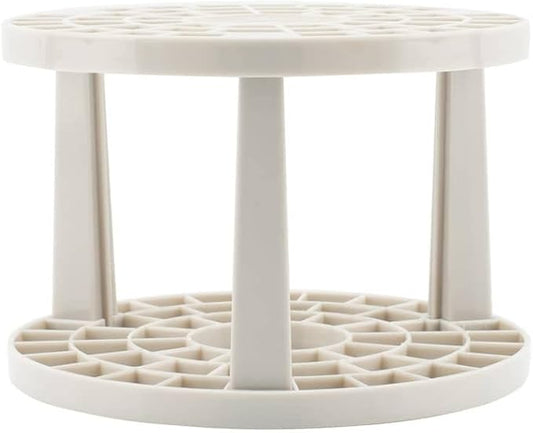 Creative Mark Brush Crate Brush Storage Holder - Brush Crate for Painting, Artists, Drying, & More! - Beige