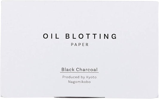 Oil Blotting Paper 100 Sheets,pack of 1 – Natural Black Charcoal Facial Tissues with Premium Washi Japanese Paper, Portable Easy Dispensing, Made in Japan, Skin-Care & Makeup Essential