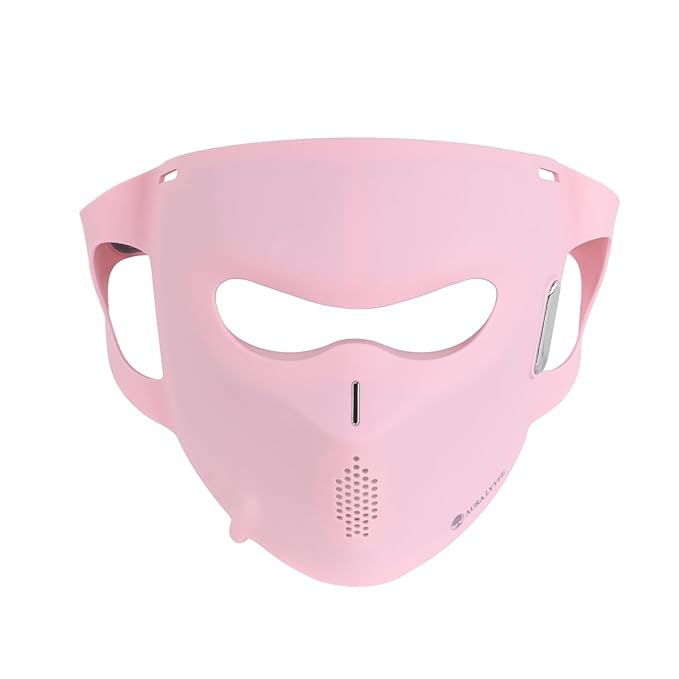 4D LED Light Mask for Skin Rejuvenation and Radiance Enhancement with Red, Blue and Amber Modes, Comfort-Fit Silicone Design, Cordless Rechargeable Skincare Tool