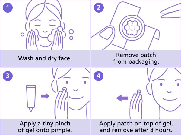DWEasyDerm EasyDerm Magnesium Pimple Patches – Hydrocolloid Acne Spot Treatment with Ampoule & Tweezer, 10 Calming Zit Stickers by Daewoong, 이지덤, 대웅제약