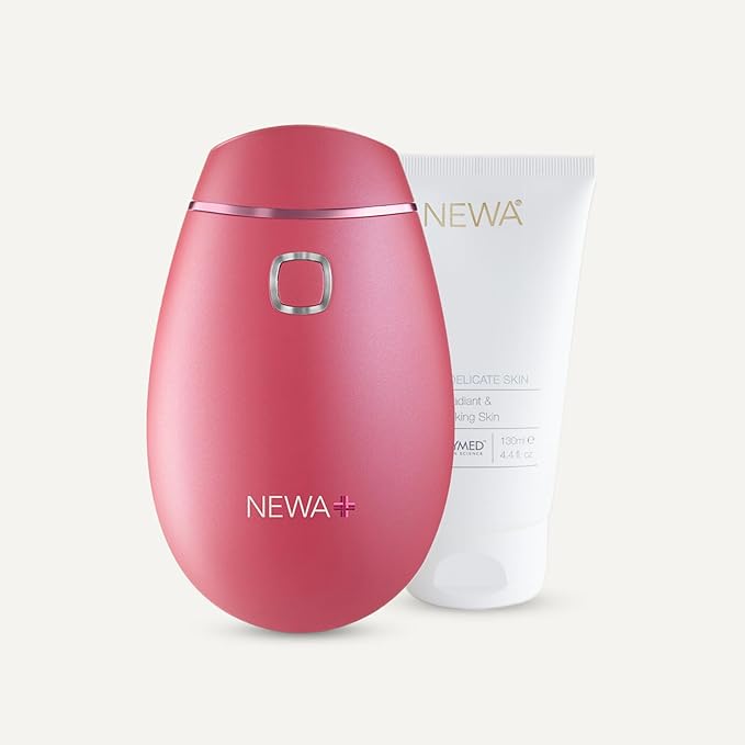 NEWA RF Wrinkle Reduction Device (Wireless) - Skincare Tool for Facial Tightening. Boosts Collagen, Reduces Wrinkles. with 1 Month Gel Supply