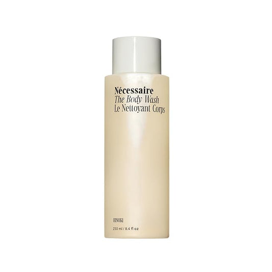 Nécessaire The Body Wash Hinoki - Multi-Oil Shower Gel Body Wash for Women + Men. Non-Comedogenic + Hypoallergenic for Sensitive Skin with Niacinamide. 8.4 fl oz.