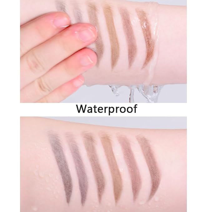 Black Ultra-Fine Tip Eyebrow Pencil for Women, 5 Packs-Black