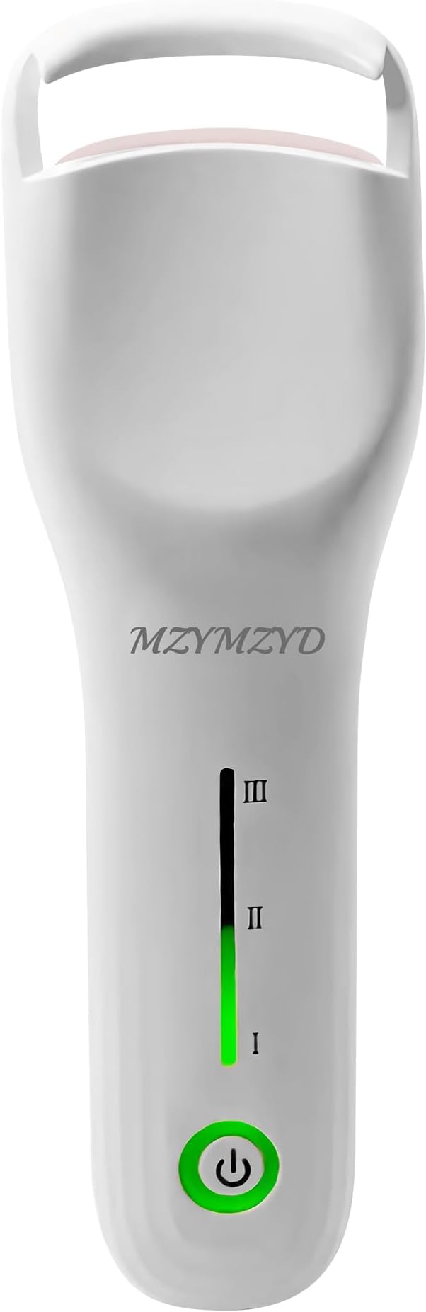 MZYMZYD Heated Eyelash Curler, Eyelash Curlers with 3 Temp Settings, 10S Quick Heat-Up, 24H Long-Lasting Natural Curl, Type-C Recharge, Mini Electric Eyelash Curler for Women - White