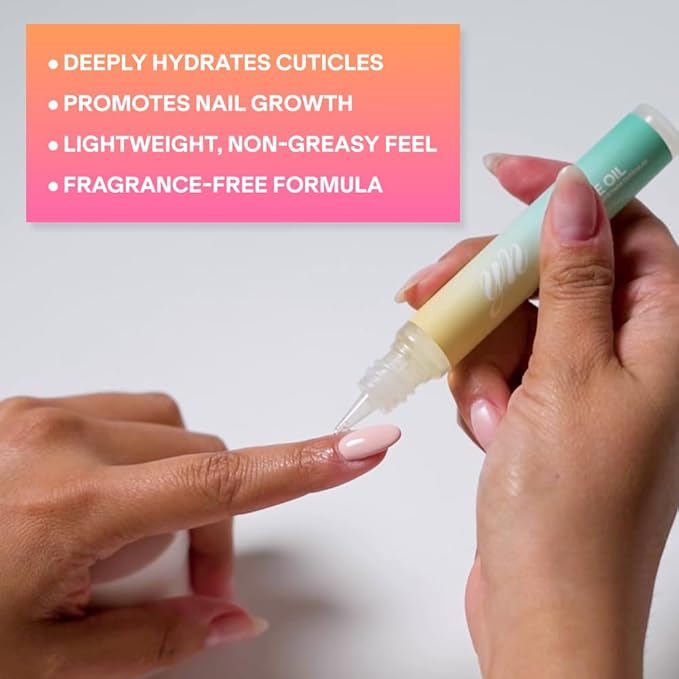 YN Young Nails Cuticle Oil - Unscented Nail Oil Pen for Growth and Strength, Hydrates Cuticles, Promotes Healthy Nails, Non-Greasy, Quick Absorbing