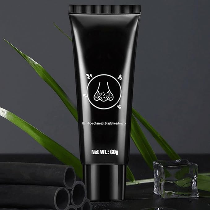 Black Charcoal Peel Off Face Mask For Women, Black Head Remover Facemask, Black Activated Charcoal Face Mask Skincare peel off, Blackhead Remover Strip Facial Mask for All Skin Types, 60g