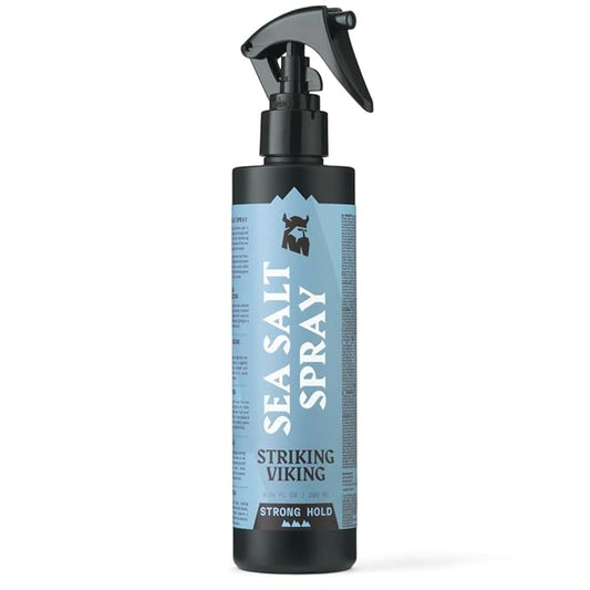 Striking Viking Sea Salt Spray for Men - 6.76 Fl Oz, Blue Ocean Scent - Strong Hold Salt Spray for Hair - Volumizing Ocean Texture Mist - Paraben Free
