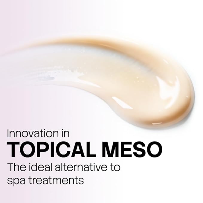 Meso White Facial Serum Ampoules – Uneven Tone Appearance & Skin Radiance Support with Niacinamide, Stem Cells & Collagen – 6 Vials (0.17 fl oz Each)