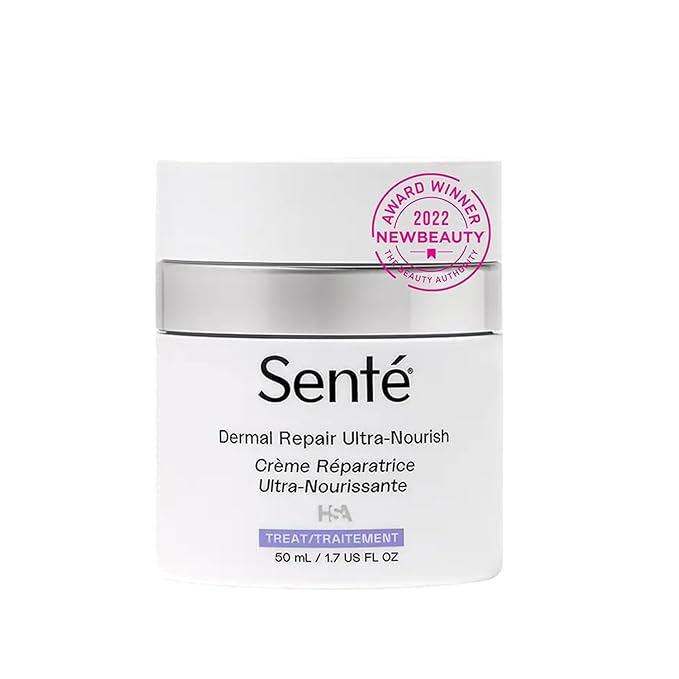 Senté Dermal Repair Ultra-Nourish | Rosacea Treatment for Dry, Sensitive Skin | Repairs, Replenishes & Reduces Skin Redness | 1.7 Fl Oz