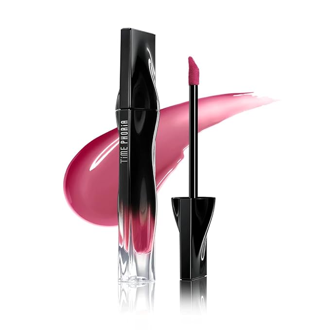 Stellar Dust Lip Stain 004 Mauvion, Waterproof Transfer-Proof Lip Gloss, Mauvish Pink Tinted Glossy Finish, High-Pigment Vibrant, Hydrating Lightweight Long-Lasting Lip Makeup for Women