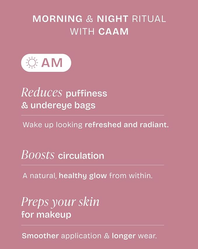 Ice Face Roller - CAAM – Safe Cryotherapy for Face & Neck, Instant Tightening Effect, Patented Product
