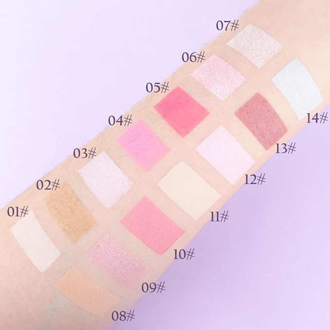 Monochrome Matte Eyeshadow Makeup Palette, Highly Pigmented Purple Pink Eyeshadow Palette, Matte Pressed Powder Eye shadow Makeup, Single Vegan Eye Shadow, Daily Evening Women Girls Eyeshadow Gift 4#