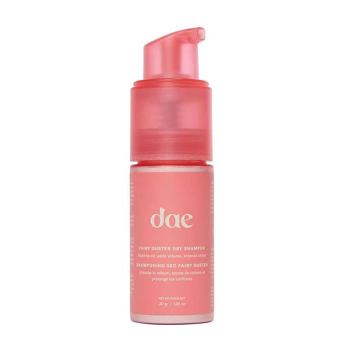DAE Fairy Duster Dry Shampoo Powder - Non-Aerosol Natural Ingredients, Absorbs Oil & Refreshes Roots