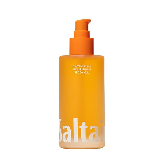 Saltair Body Oil - Luxurious Exotic Pulp After Shower and Bath Oil for Women and Men. Botanical, Non-Greasy, Well-Absorbing Moisturizer for Hydrating Dry Skin – 4oz Pump Bottle