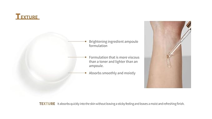 tom-tit-tot N20 Pigment Ampoule - Brightening and Moisturizing, Care for Sensitive Skin, Niacinamide, CICA, Arbutin and Tranexamic Acid, Korean Premium Skin Care (50ml / 1.69 fl.oz)