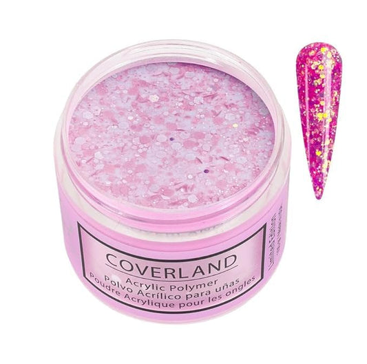 Tones Coverland Acrylic Nail Powder "Vacation Mode" - Limited Edition Acrylic Powder for Nail Design, Sculpting, and Masking Nail Bed Imperfections - Professional Acrylic Nail Supplies - (1.5 Oz)