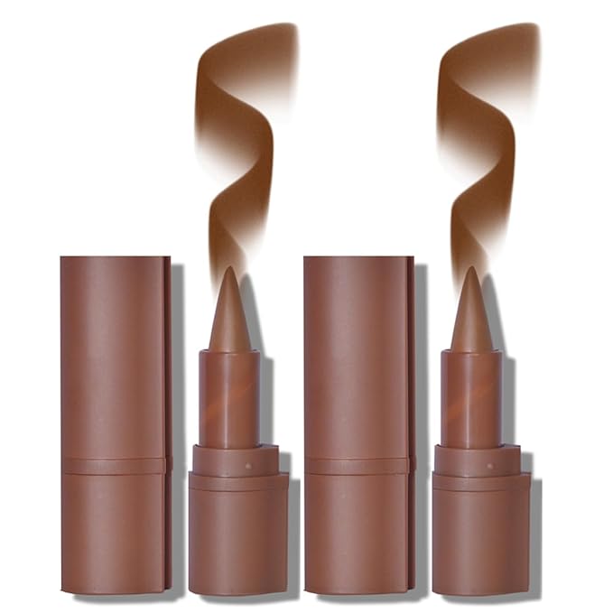 BAISEN DIARY 2Pcs 2-in-1 Gradient Lip Liner and Lipstick Lip Combo Set - Achieve Flawless Contour and Gradual Ombre Effect with Easy-to-Use Crayon Form and Cone Tip (2Pcs 01# Milk Tea)