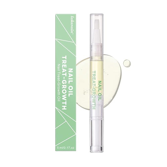 Cuticle Oil Pen for Nail, Natural Nail Strengthener & Growth Treatment, Nail Repair Oil for Damaged Nails, Promotes Nail Growth, Strengthens & Brightens Nails, Nail Care