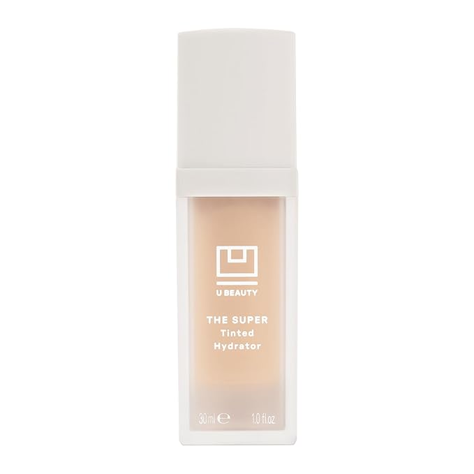 U Beauty The Super Tinted Hydrator Hyaluronic Acid Moisturizing Cream - Mega-Dose Skin Hydrator for Supple, Smooth, and Softer-Looking Skin For Up To 48 Hours - Shade 1-1.0 oz