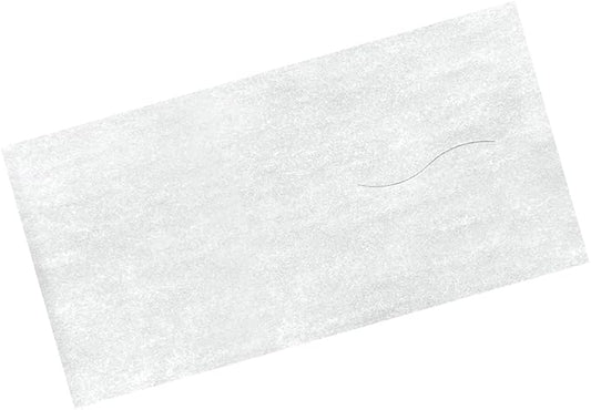 BodyMed® Premium Headrest Paper Sheets – With Slit – Disposable Medical Face Barrier – Exam Paper Sheets – Case of 1,000 – 12" x 24" – White