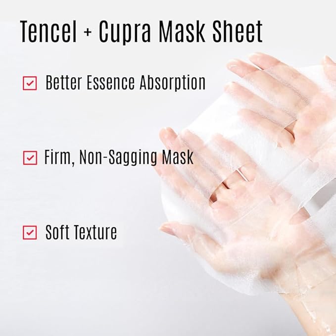 Amino AC-FREE Acne Control Facial Sheet Mask | AHAs, BHAs, Salicylic Acid, Snail Secretion, Chamomile | For Oily, Acne-Prone Skin, Reduces Blemishes (5 Sheets)