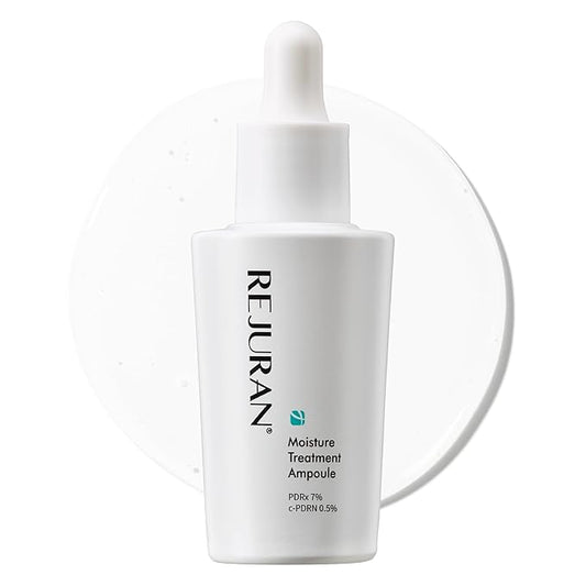 REJURAN® Moisture Treatment Ampoule, c-PDRN® - Deep Hydrating Face Serum for Instant & Long-Lasting Moisture, Soothing, Skin Barrier Boost, Moisture Lock with PDRx. Korean Skin Care (1.01 fl oz)