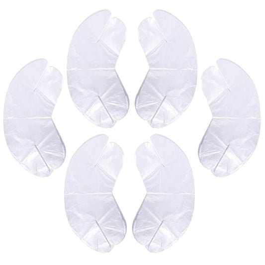 Healeved 200pcs Disposable Plastic Neck Mask Sheets Moisturizing Hydrating Spa Skin Care Patch for Salon and Home Use
